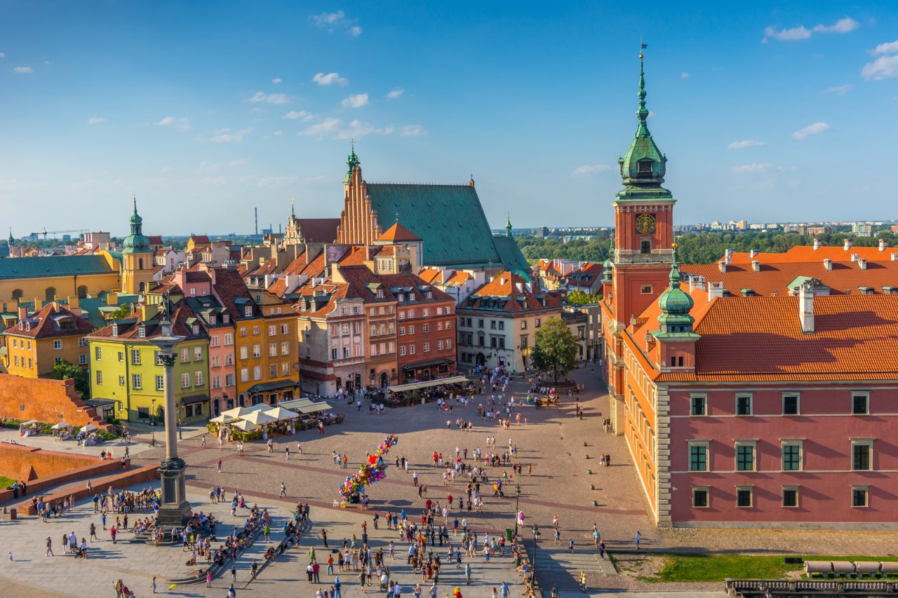 Warsaw, Castle square, Capital of Poland